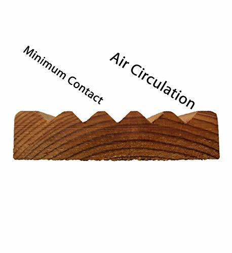 Two Ribbed Cedar Soap Savers