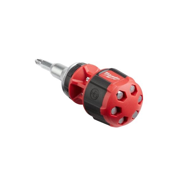 Milwaukee Tool 48-22-2330 8-In-1 Compact Ratcheting Multi-Bit Driver