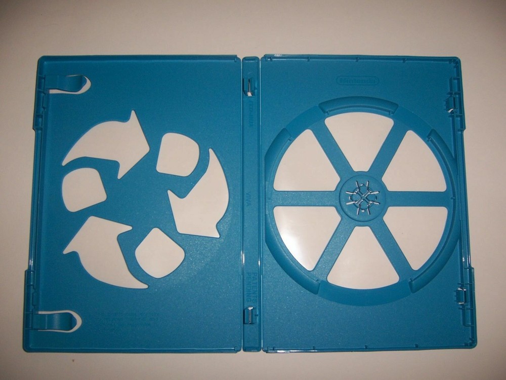 NEW Official OEM Nintendo Wii U Blue Empty Replacement Game Case