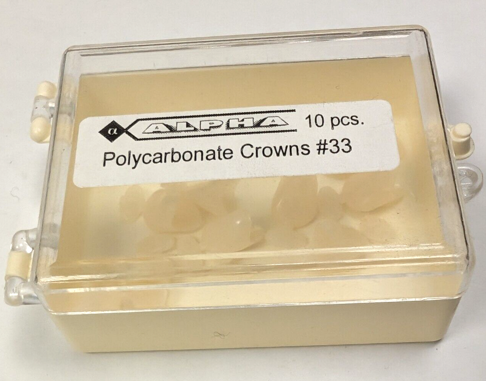Polycarbonate Crowns 10 pcs/Pk #33