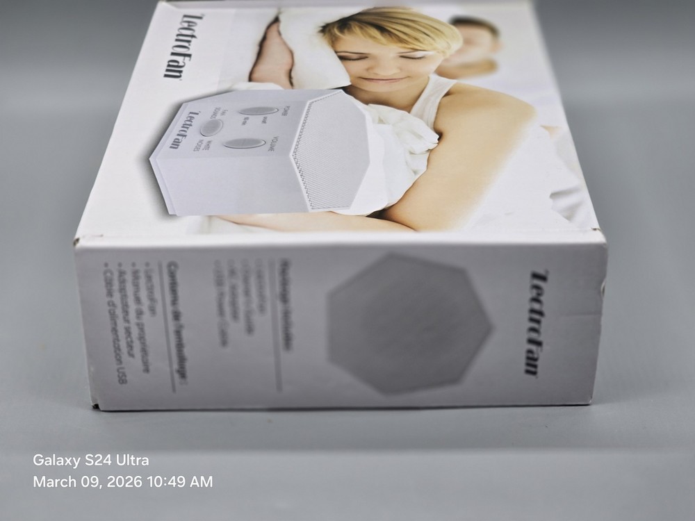 LectroFan ASM1007 White Noise Machine - White Open Box New