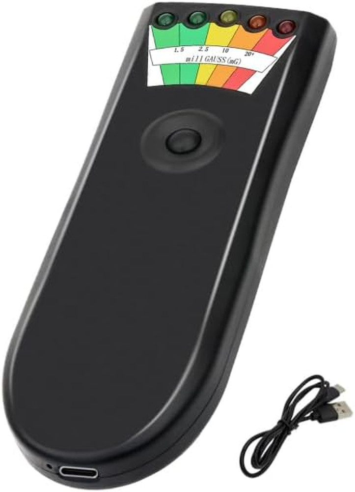 Rechargeable EMF Meter with 5 Level LED EMF Meter Ghost Hunting Paranormal