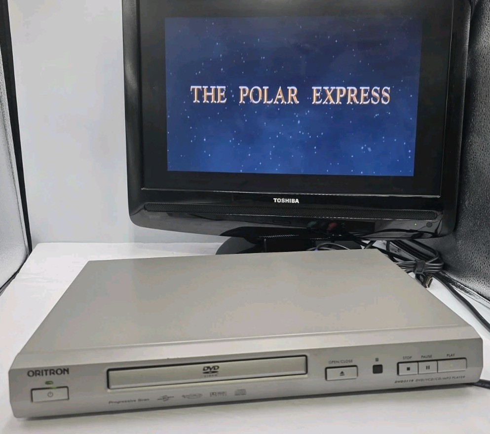 Oritron DVD3119 DVD CD MP3 Player Progressive Scan No Remote