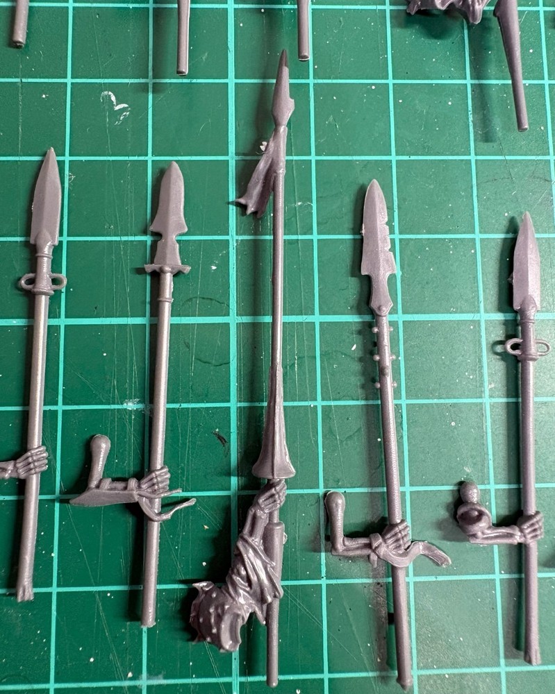 Warhammer Fantasy AOS Vampire Counts Skeleton Spears Lances Bundle Vintage Bits
