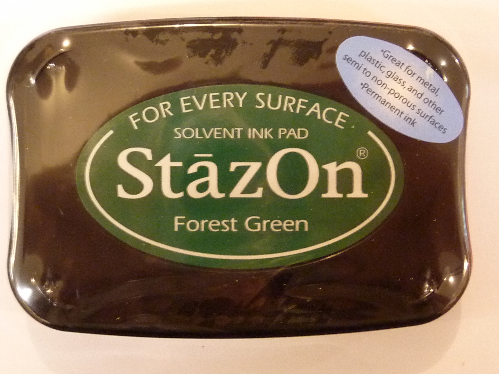 Staz-On Permanent Ink Stamp Pad, Acid Free, Archival, by Tsukineko, your choice