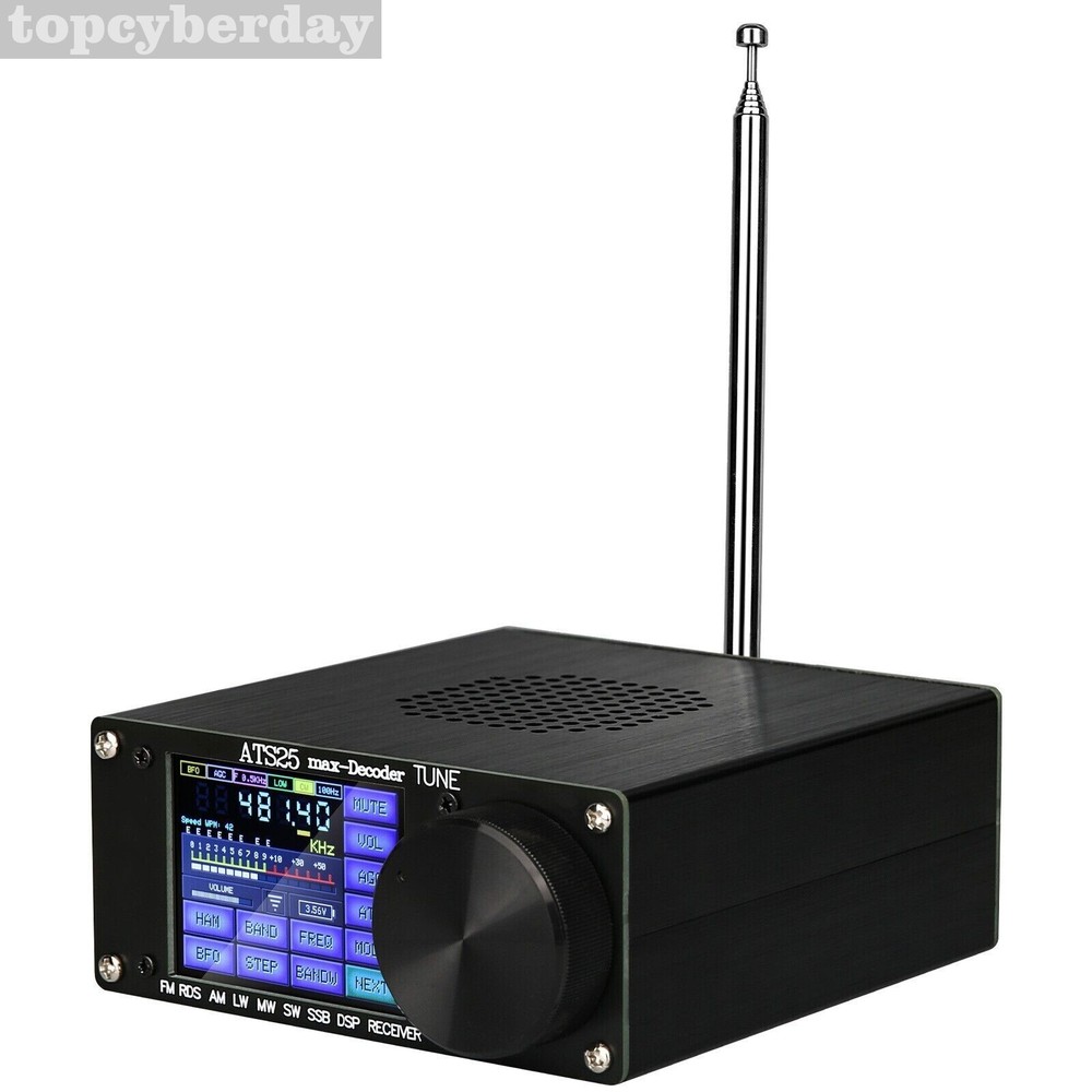 ATS25max-Decoder Si4732 Full Band Radio Receiver DSP SW w/ Activation Code USA