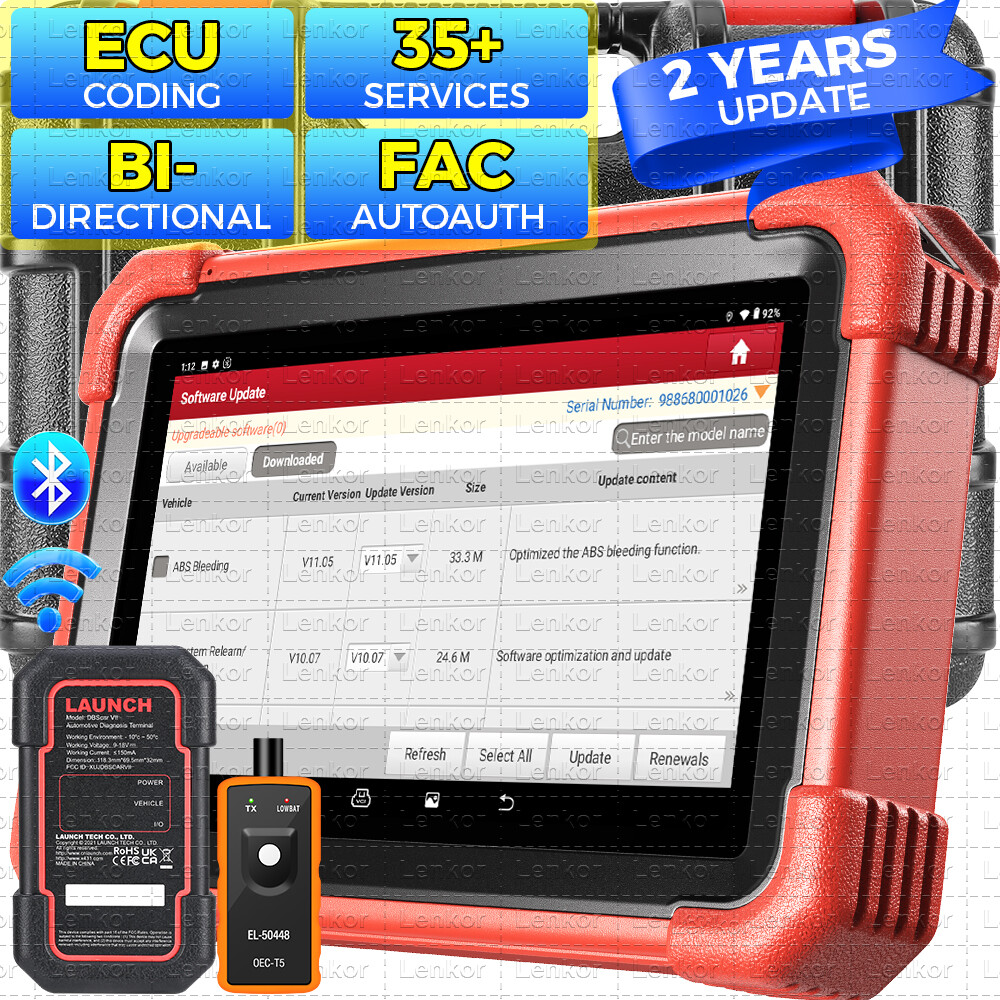 2025 LAUNCH X431 CRP919X BT PRO Bidirectional Car Diagnostic Scanner ECU Coding
