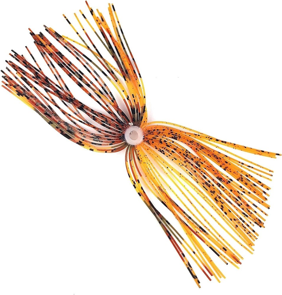 Fishing Silicone Skirts 12pcs Replacement for Spinnerbaits Buzzbaits Jigs