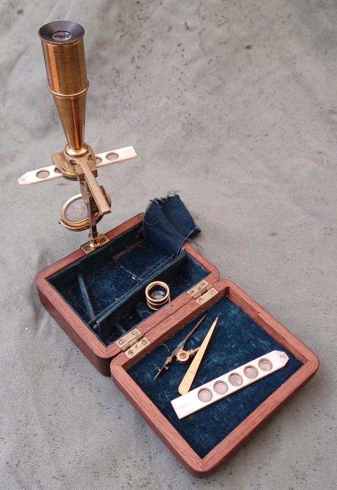 Rare Antique signed Cary’s pocket microscope, c 1830