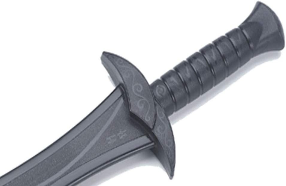 25" Polypropylene Halfling Hero Hobbit Short Sword Black LARP Cosplay