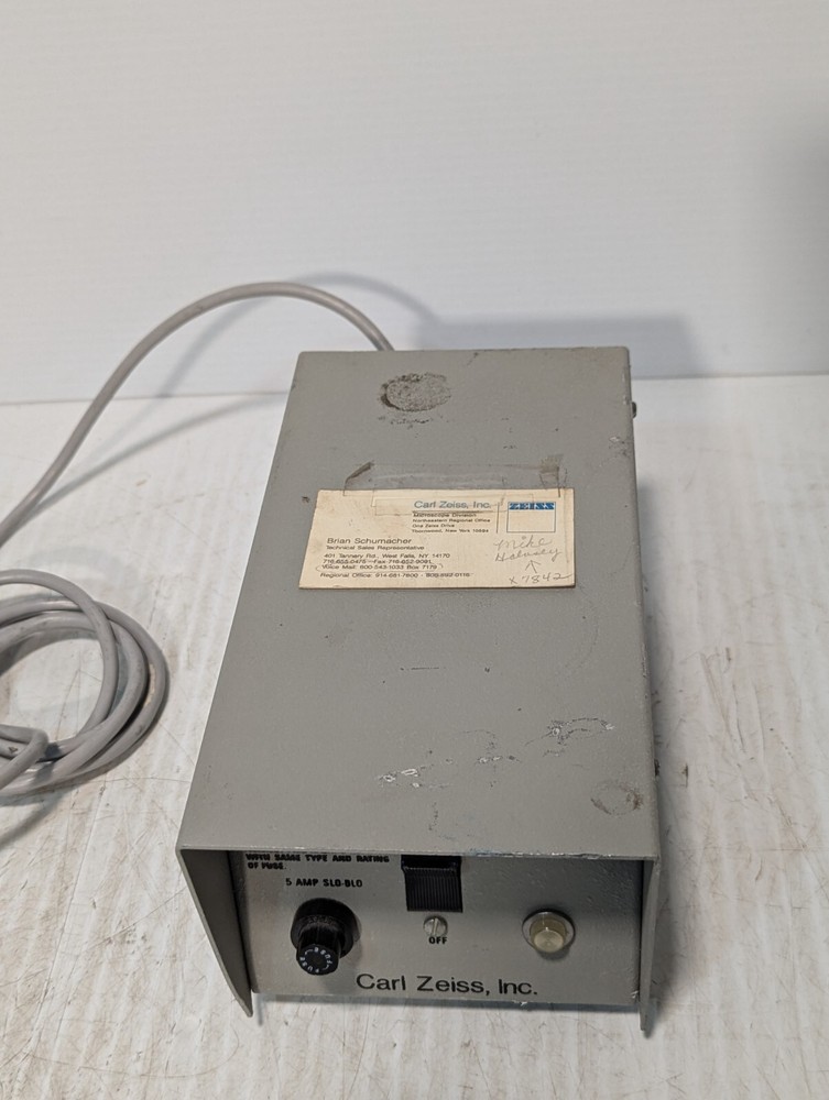 Carl Zeiss 1100 Microscope Illuminator Light Source Power Supply - Free Shipping