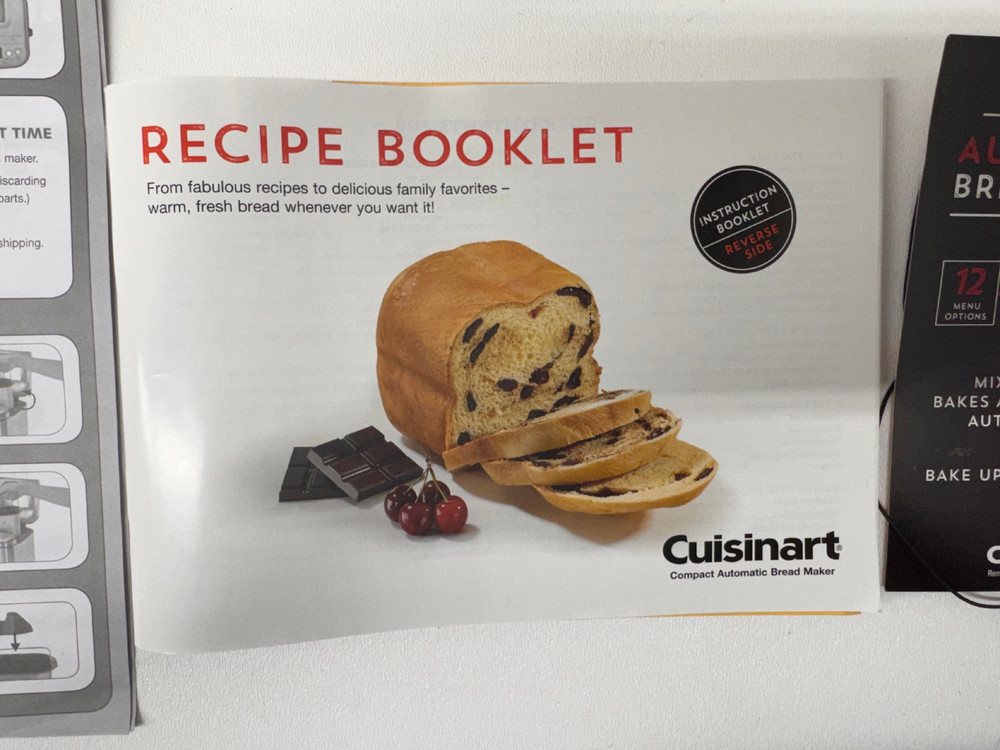Cuisinart CBK-110P1 Compact Automatic Bread Maker Stainless Looks New Works