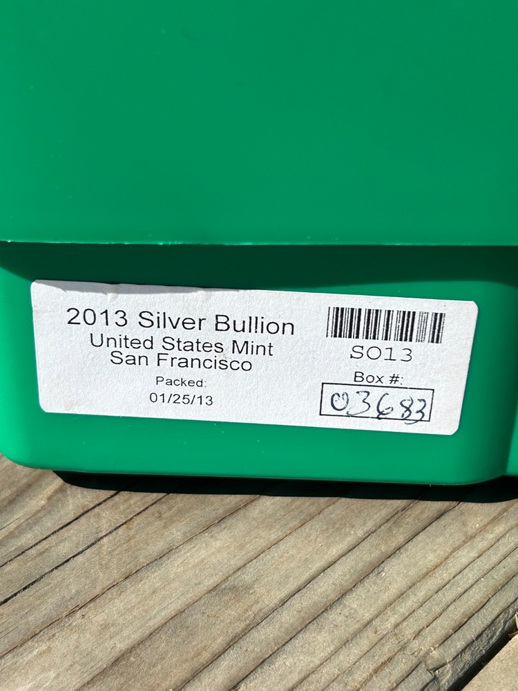 Empty Silver American Eagle US Mint - Silver Monster Box Only - No Coins 2 Trays