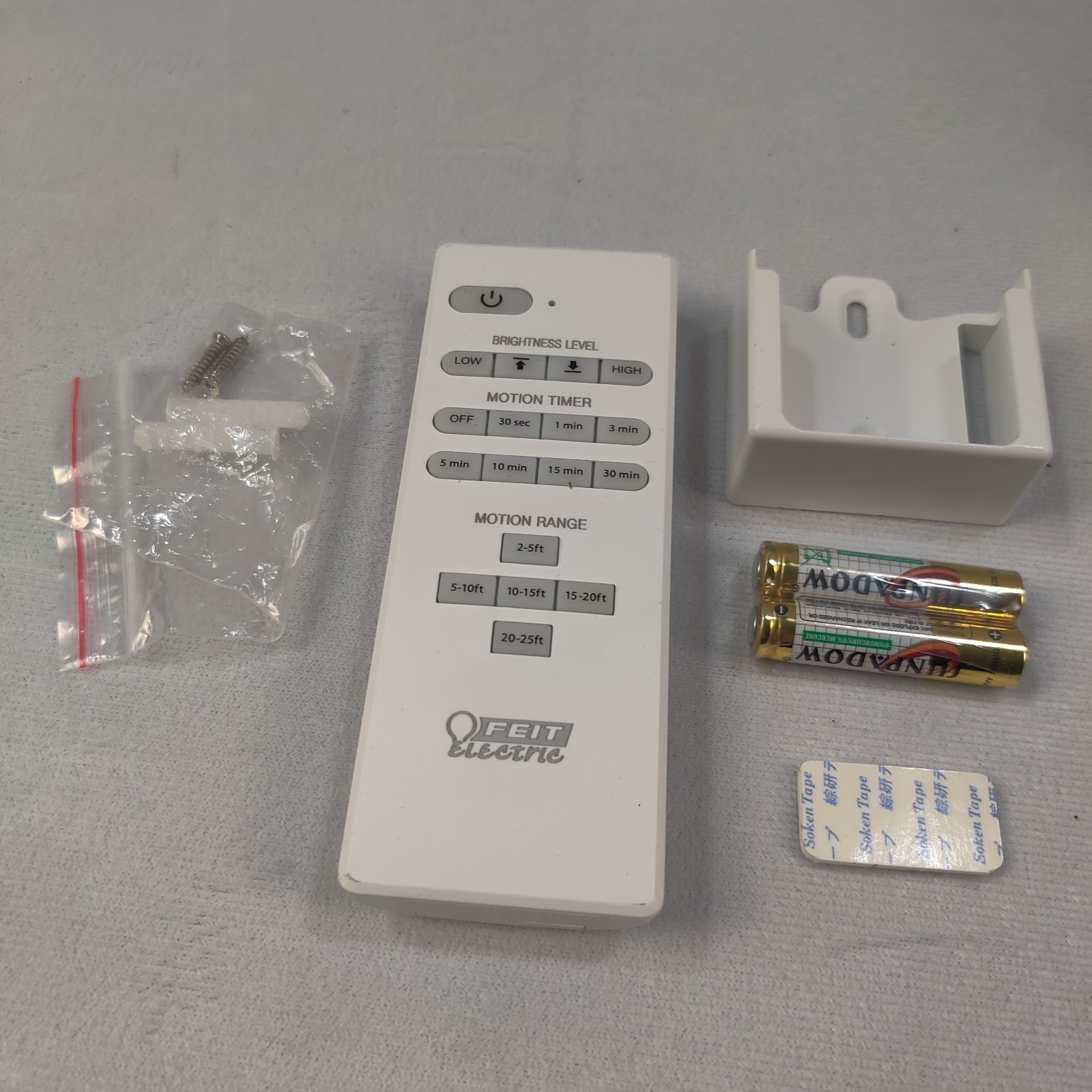 FEIT Electric Remote Control-White W/BATTERIES