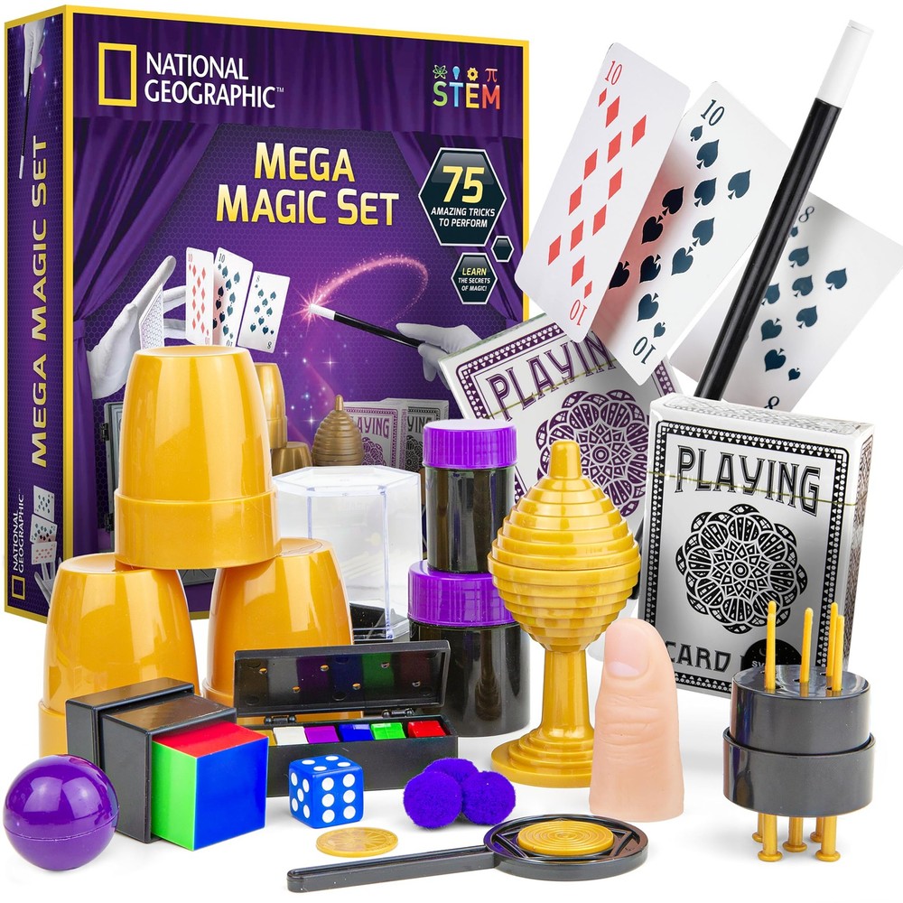 NATIONAL GEOGRAPHIC Mega Set - More Than 75 Tricks for to Perform with Step-b...