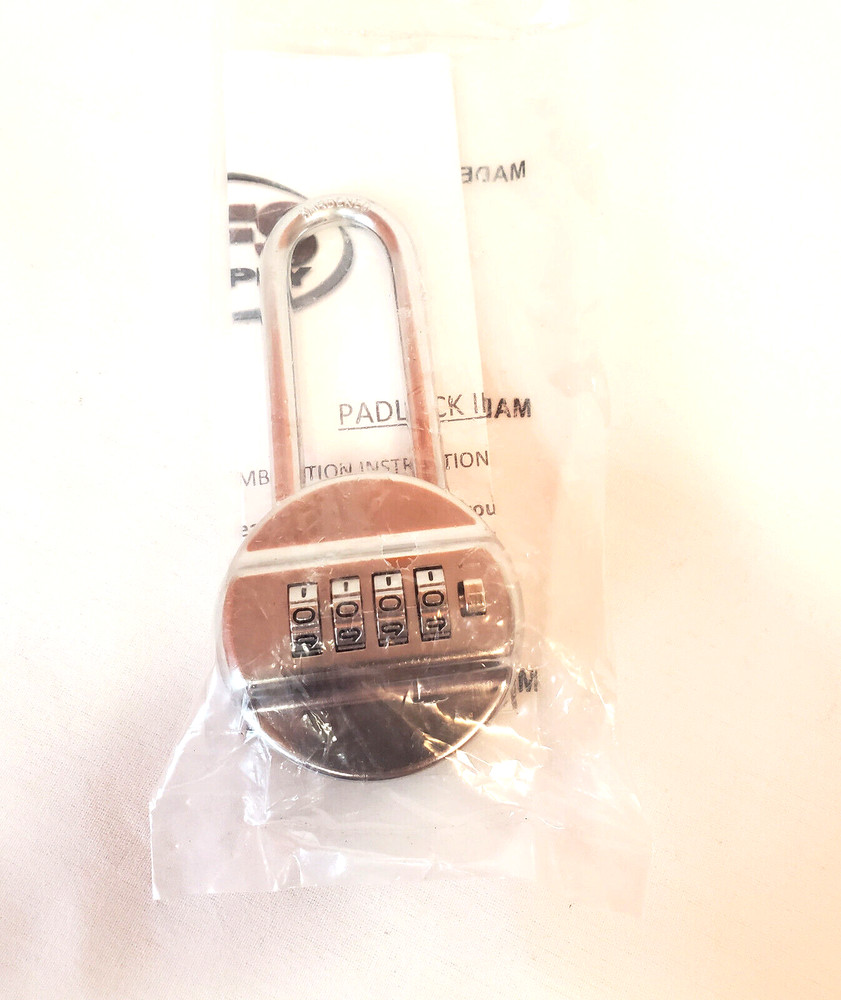 MFS Supply 4 Digit Combination Padlock New and Sealed