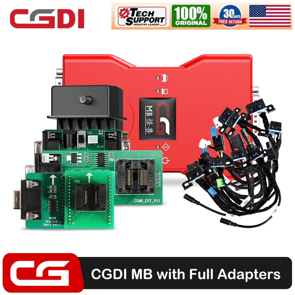 CGDI MB With Full Adapter Include EIS Test Line+ELV Simulator+ELV/AC/NEC Adapter