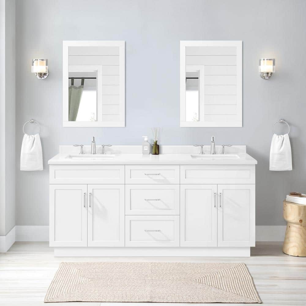 HDC Lincoln 22" W x 30" H Rectangular Framed Wall Mount Bathroom Vanity Mirror