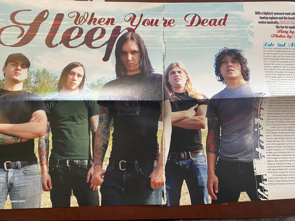 As I Lay Dying, Two Page Vintage Clipping