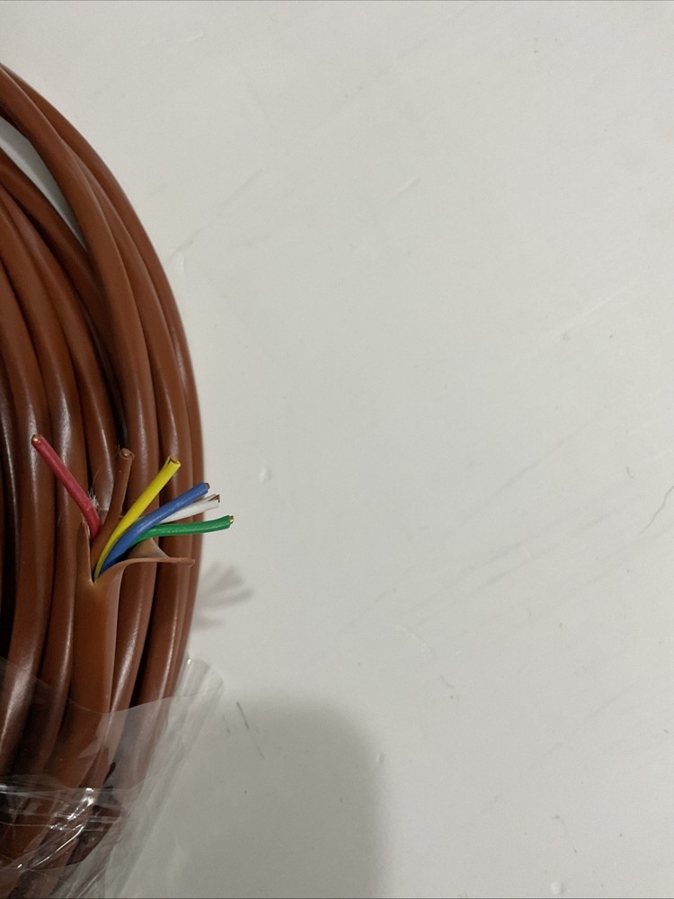 National 18/6C Baroplen Solid Plenum Thermostat Cable White /50ft