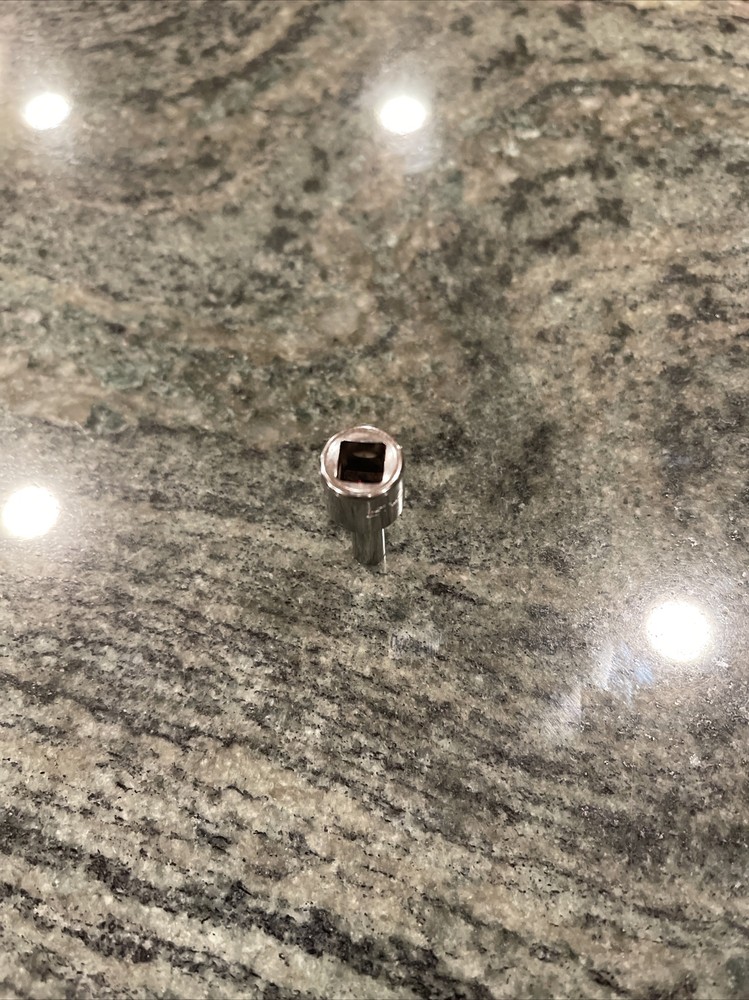 Snap On tms04 1/8" 1/4" drive 6 point semi deep chrome socket