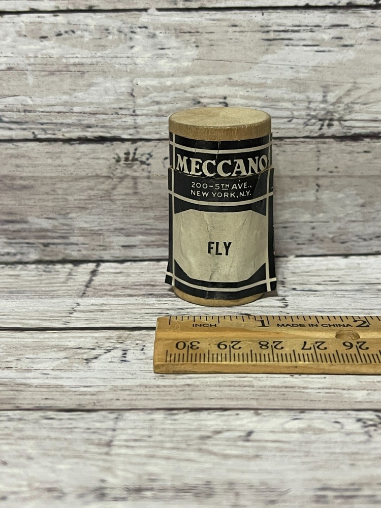 Vintage  Meccano Microscope Set Replacement Parts - WOODEN FLY CONTAINER (empty)