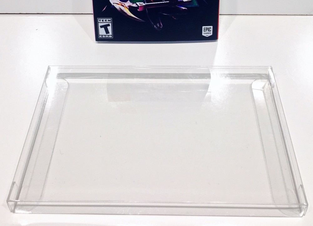 5 Box Protectors for single NINTENDO SWITCH + SLIPCOVER Games! Display Cases