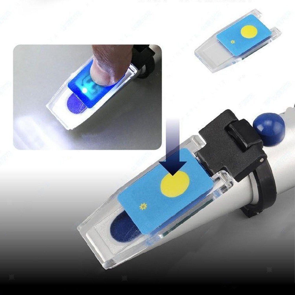 Handheld Refractometer Lens Cover Plate Clear with Light Essential Hinged
