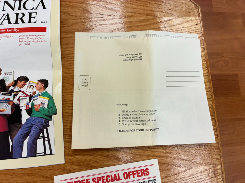 Vintage 1985 Algebra 4 by EduWare software (Britannica) for DOS, Untested [READ]