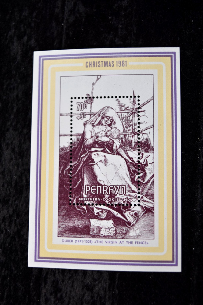 PENRHYN XMAS 1981 M/S MNH