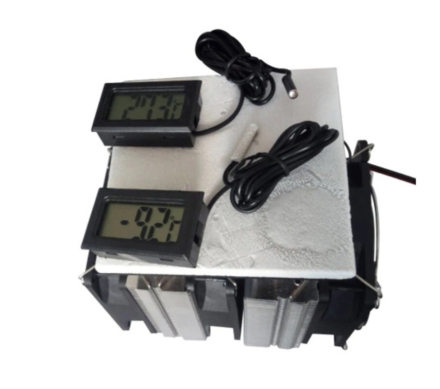 12V Peltier Cooler Semiconductor Cooling System Mini Fridge Refrigeration