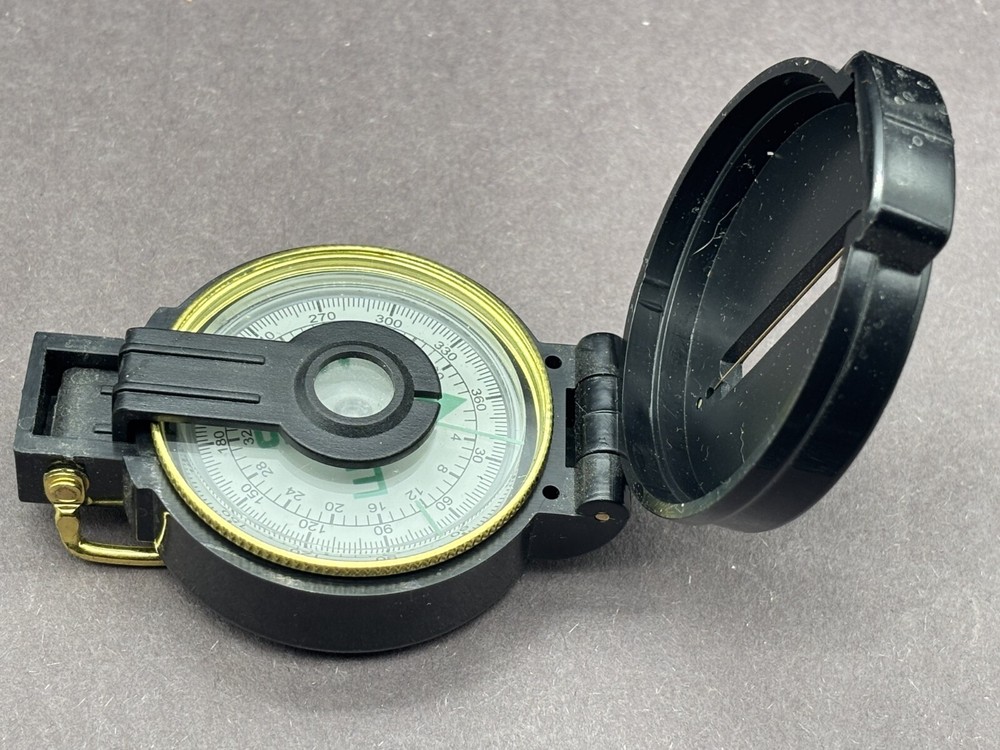 Vintage Engineer Lensatic Compass Directional Hiking Navigation