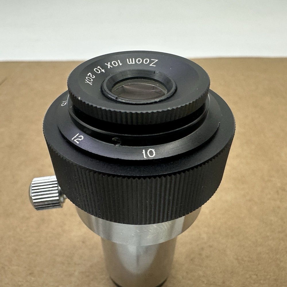 Microscope Eyepiece 10x to 20x Variable Zoom Ocular Lens