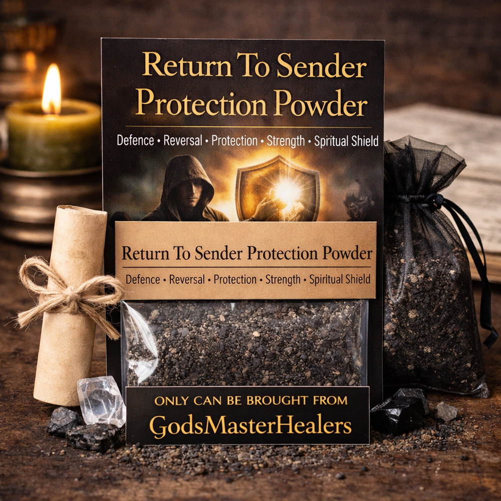 Return To Sender Powder -  Protection Reversal Evil Eye Defence Shield Charged
