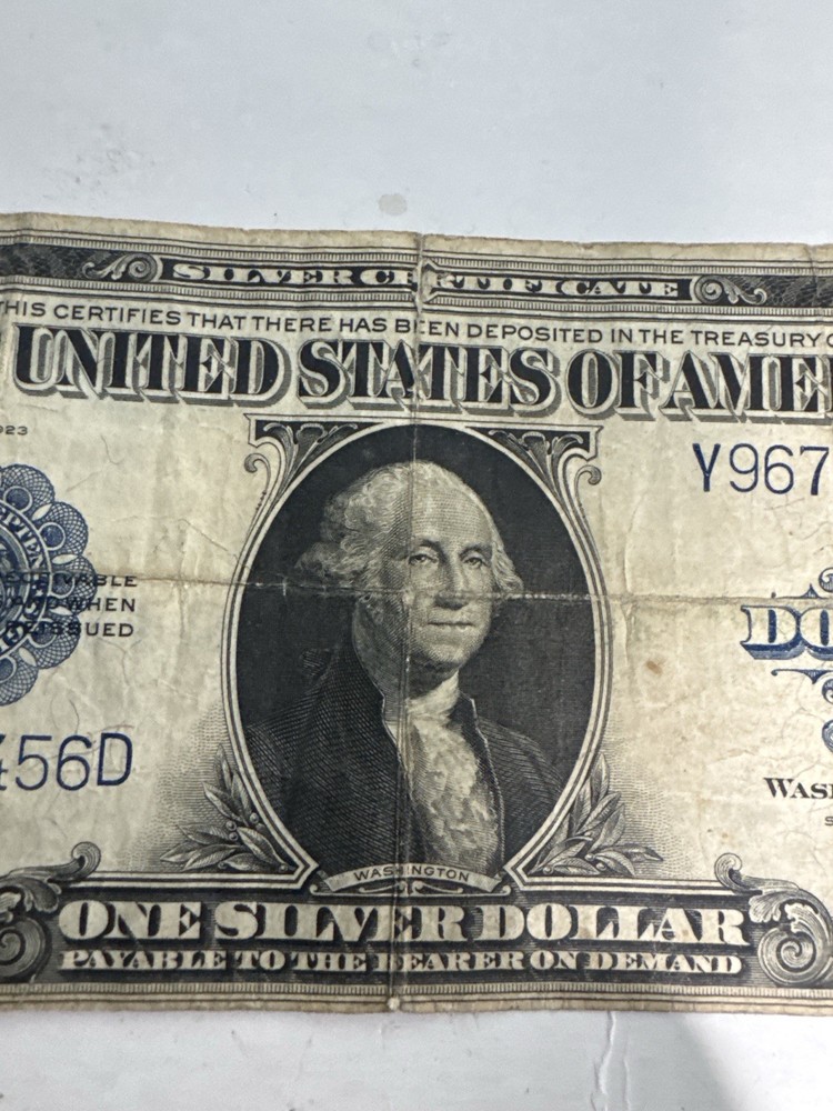 1923 $1 Silver Certificate Large Size “Horse Blanket” Note