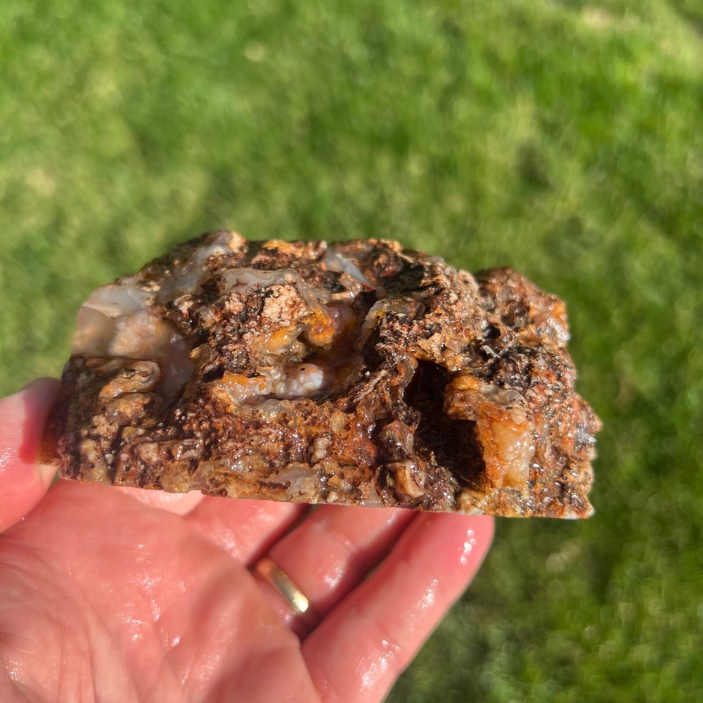 Liberty Ledge Agate Rough Faced Specimen 386gm (P22)
