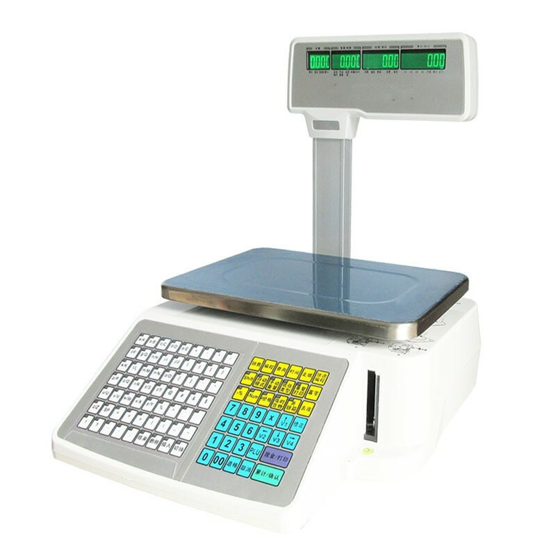 Price Computing Scale Digital Commercial Price Scale with Thermal Printer Double
