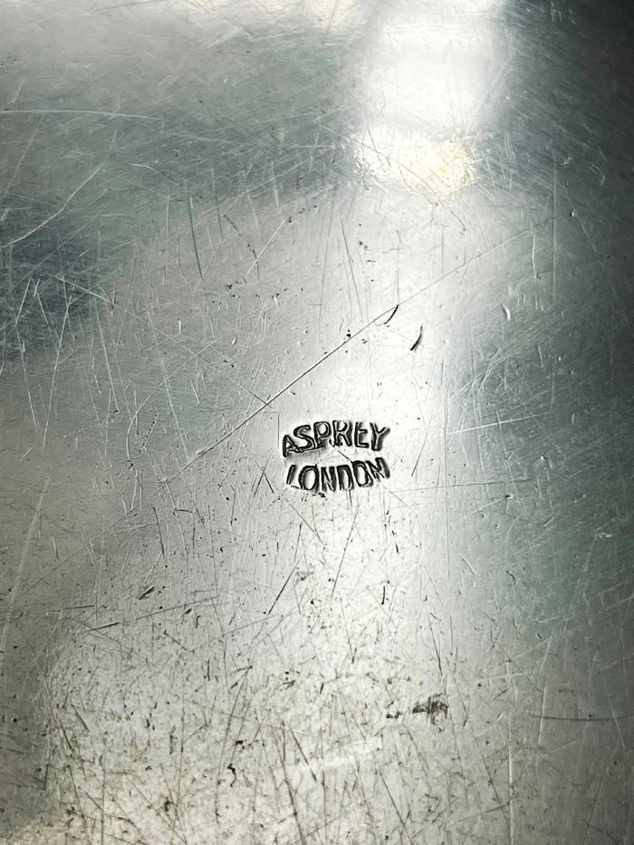 ASPREY LONDON RARE PAIR SAUCEPANS EDWARDIAN SILVER PLATED