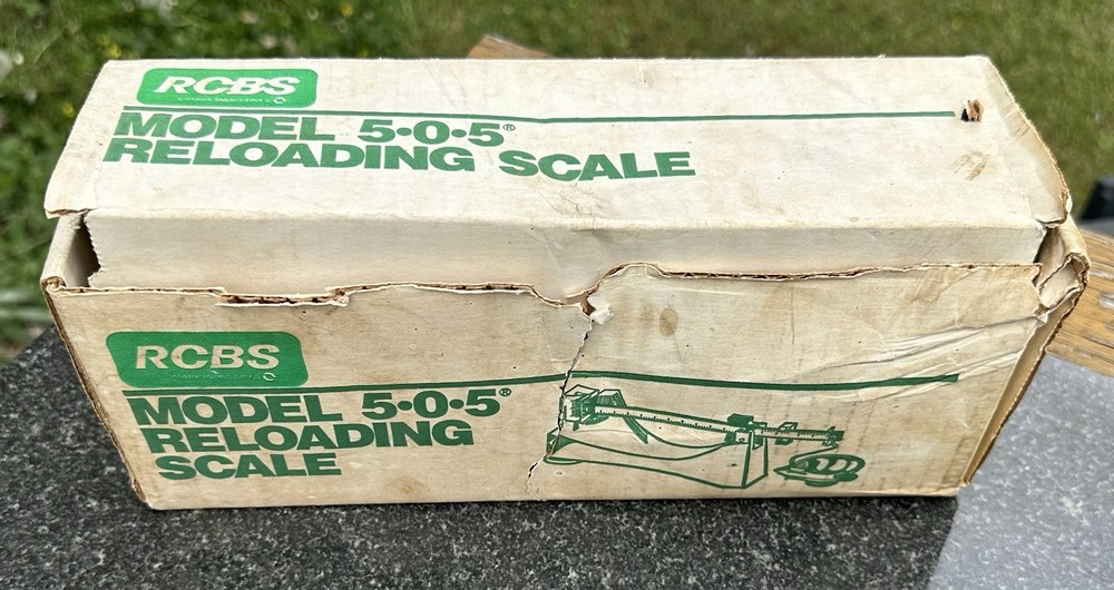 RCBS 5-0-5 Scale Reloading Powder Model 505 w/ Box & Paperwork