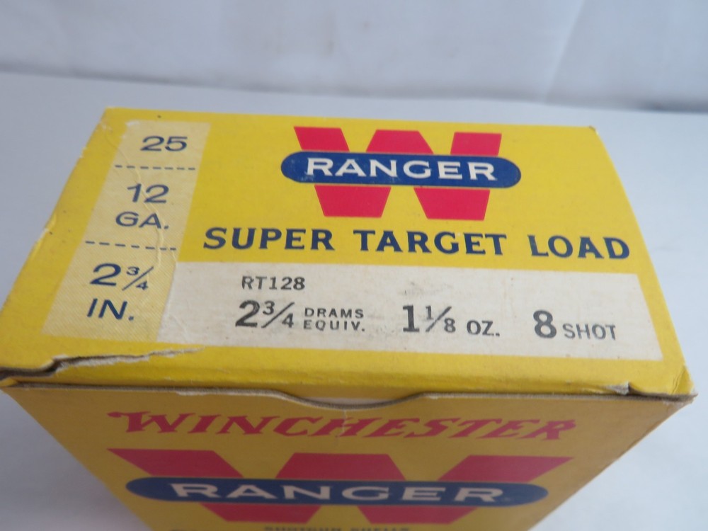 Winchester Ranger 12 Ga Super Target Load Empty Ammo Box