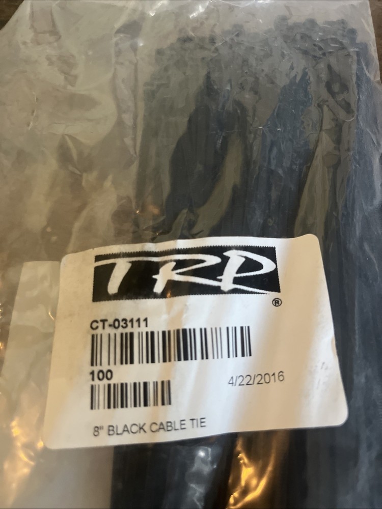 NOS TRP 100 Count 8” Cable Ties CT-03111