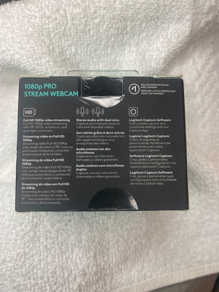 Logitech 1080p PRO STREAM WEBCAM