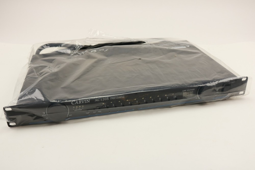 Carvin AC120S Sequenced Output Power Conditioner Rack Mounted 10 Outlets