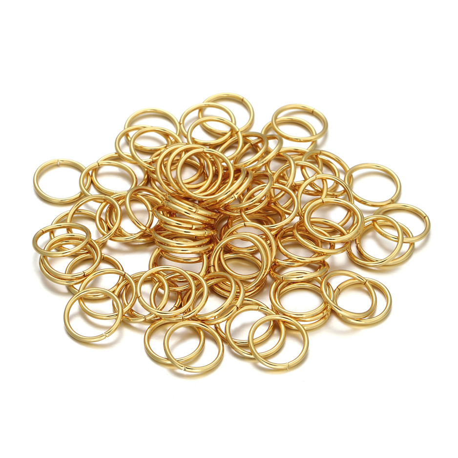 200pcs Stainless Steel Split Rings: 3–5mm Jump Rings for DIY Jewelry - NEW