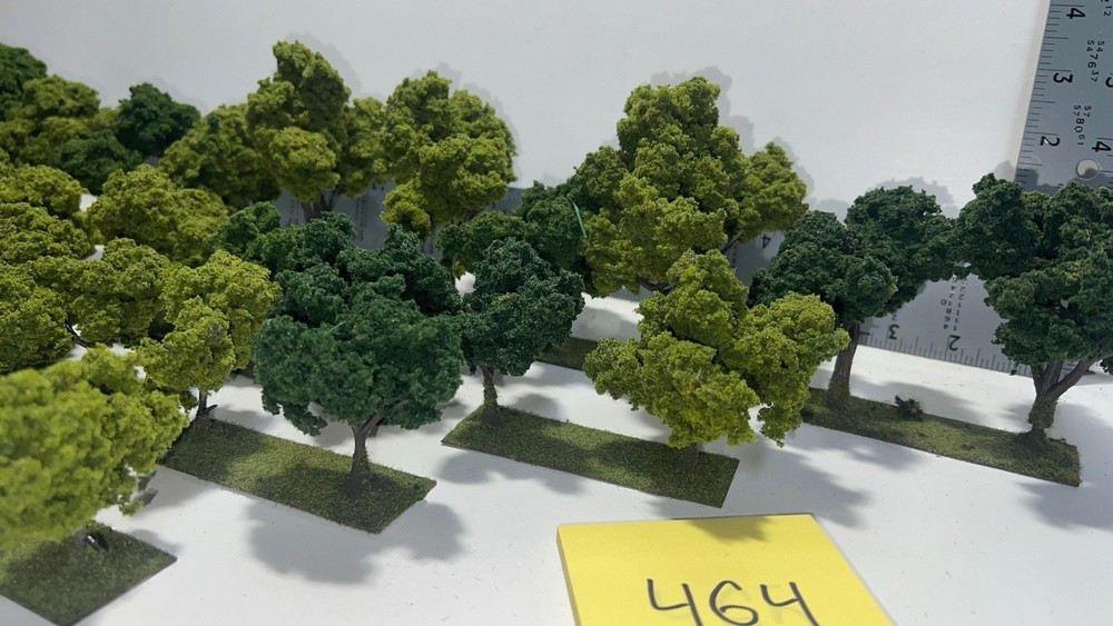 Handmade Model Trees 🌳 Diorama Scenery with Bases Lot 4
