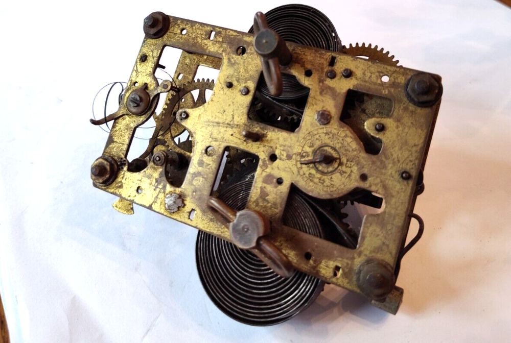 CLOCK MOVEMENT SEE ADD - COLLECTIBLE / ANTIQUE