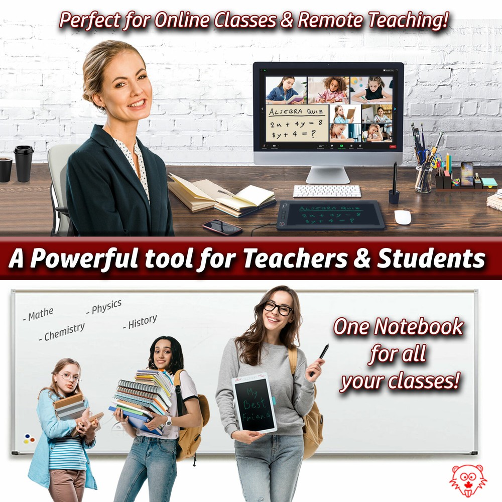 BeaverPad LCD Writing Pad & Graphics Tablet with Save, Memory & Bluetooth