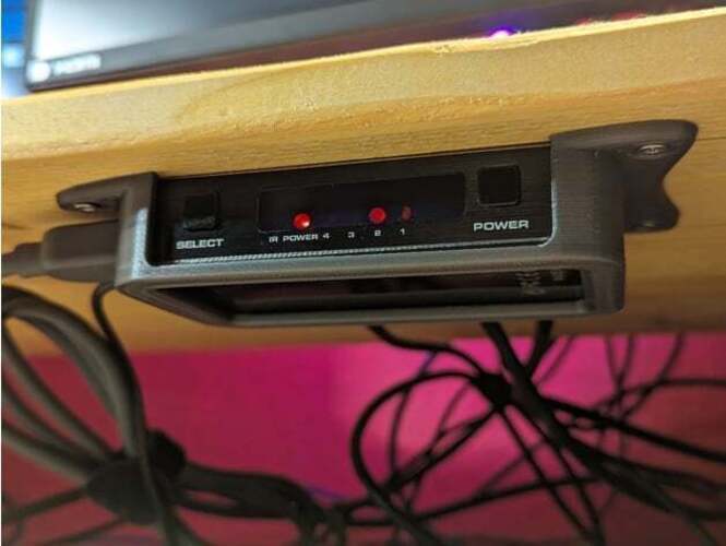Wall / Under Desk Mount for NOWBOTUCH 4x1 HDMI Switch