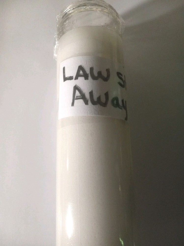Law Stay Away Candle