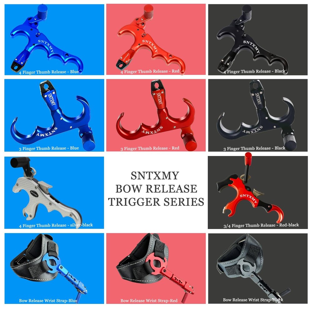 sntxmy Black Bow Release Aid for Compound Bow Archery Trigger